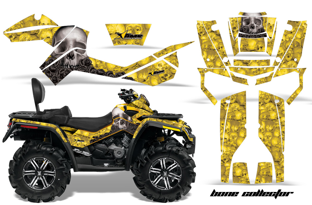 Can-Am Outlander MAX Graphics Kit-WEB BC Y